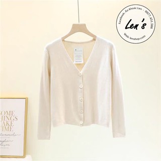 ÁO KHOÁC LEN MỊN CỔ TIM