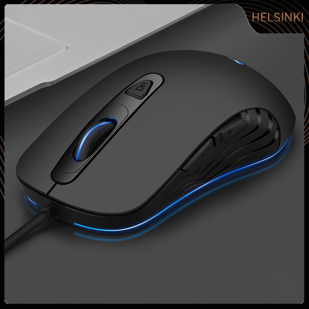 Chuột Gaming Hel + Q2 Có Dây 1600dpi