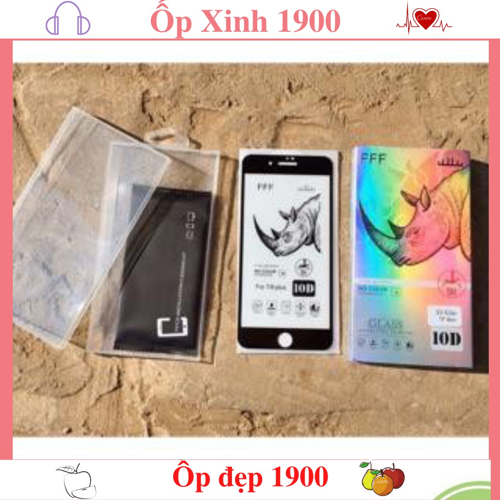 ⚡️ TÊ GIÁC ⚡️ Kính Cường Lực Iphone Chính Hãng Tê Giác  Full Màn 10D Loại Sịn - Kèm Giấy lau