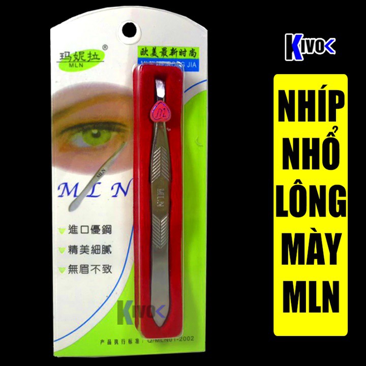 [Sỉ-Rẻ] Nhíp Nhổ Lông Mày MLN - Nhổ Lông, Nhổ Râu, Lông Mi, Tóc Bạc - Thép Không Gỉ – HUKB469 [Lẻ-Sỉ]