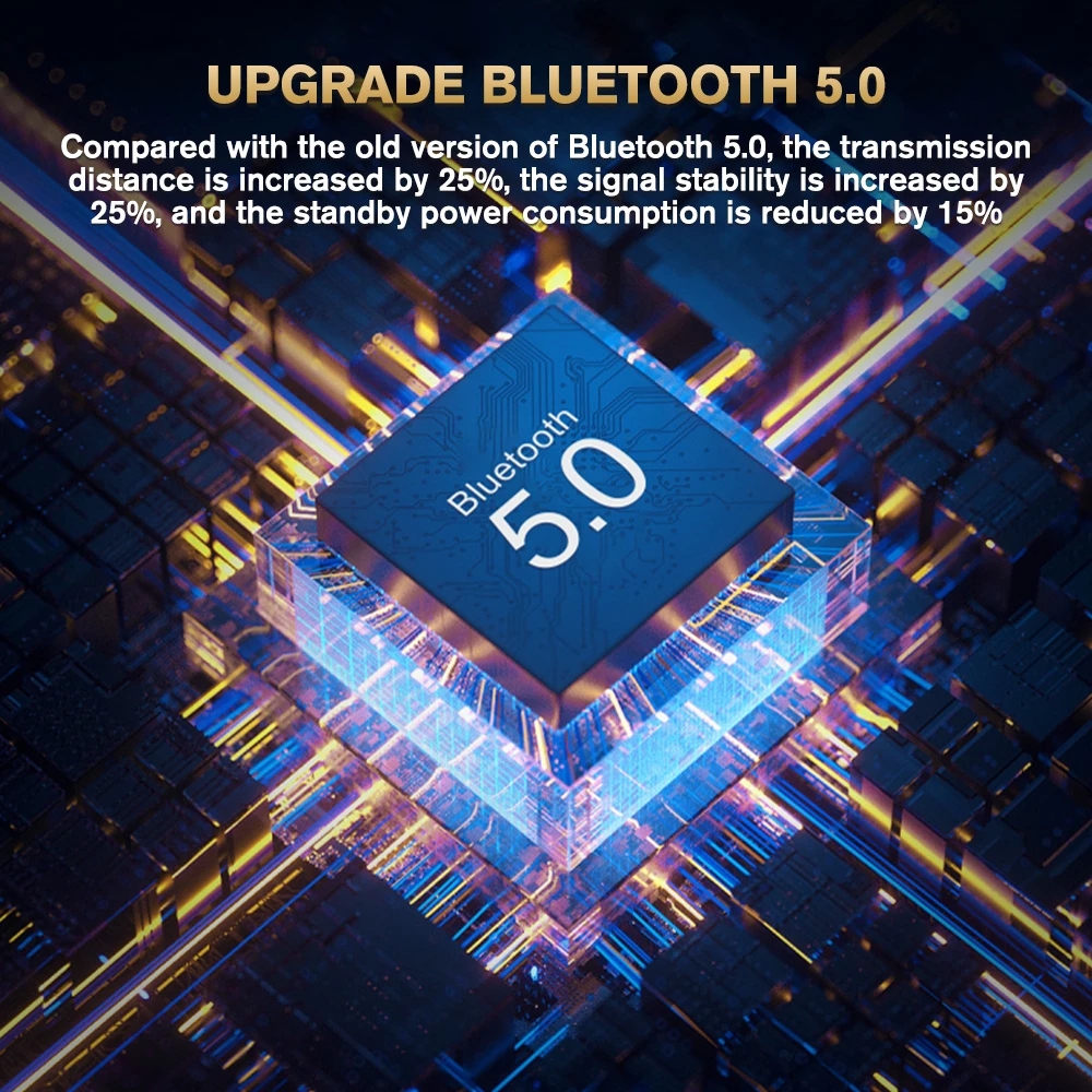 Tai nghe bluetooth TZUZL thể thao không dây chống thấm nước tích hợp micro dành cho Xiaomi Huawei