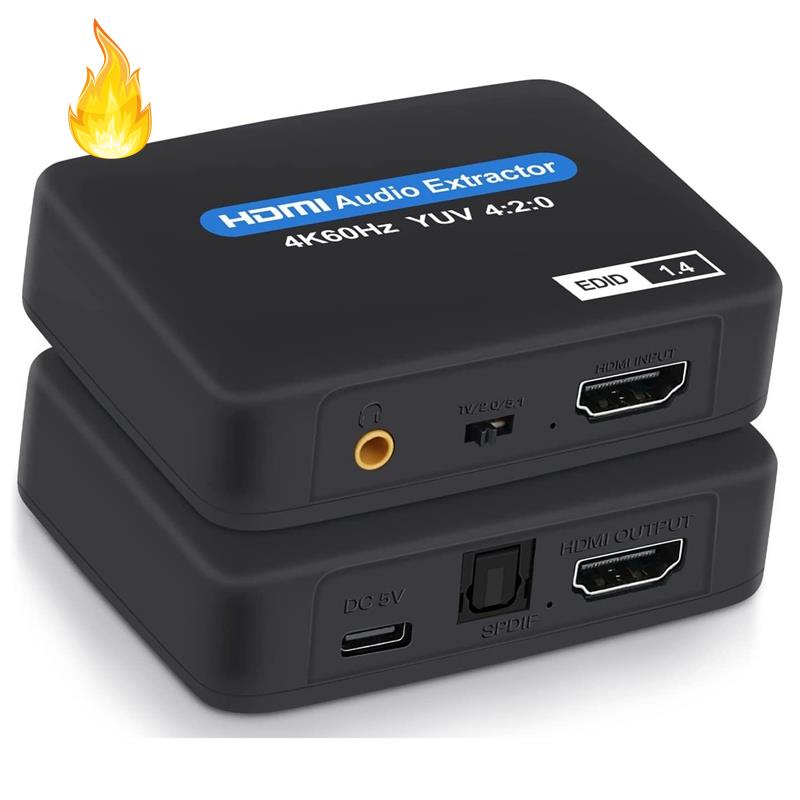 Bộ Chuyển Đổi Âm Thanh HDMI-Compatible + SPDIF + 3.5 Audio ARC,5.1