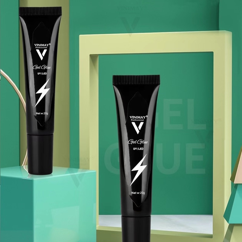 Tuýp gel gôm vinimay dán móng tay nail mới