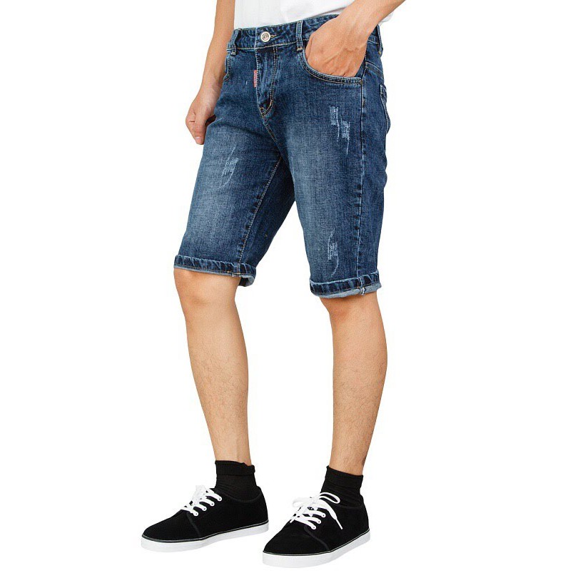 QUẦN SHORT NAM CÀO VẢI JEAN-SHORTS JEAN NAM CAO CẤP SIZE 27-36