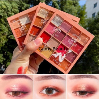 🍑 Bảng Phấn Nhũ Mắt EARTH COLOUR 16 Ô Hàng Nội Địa Trung ( Gamy Beauty )