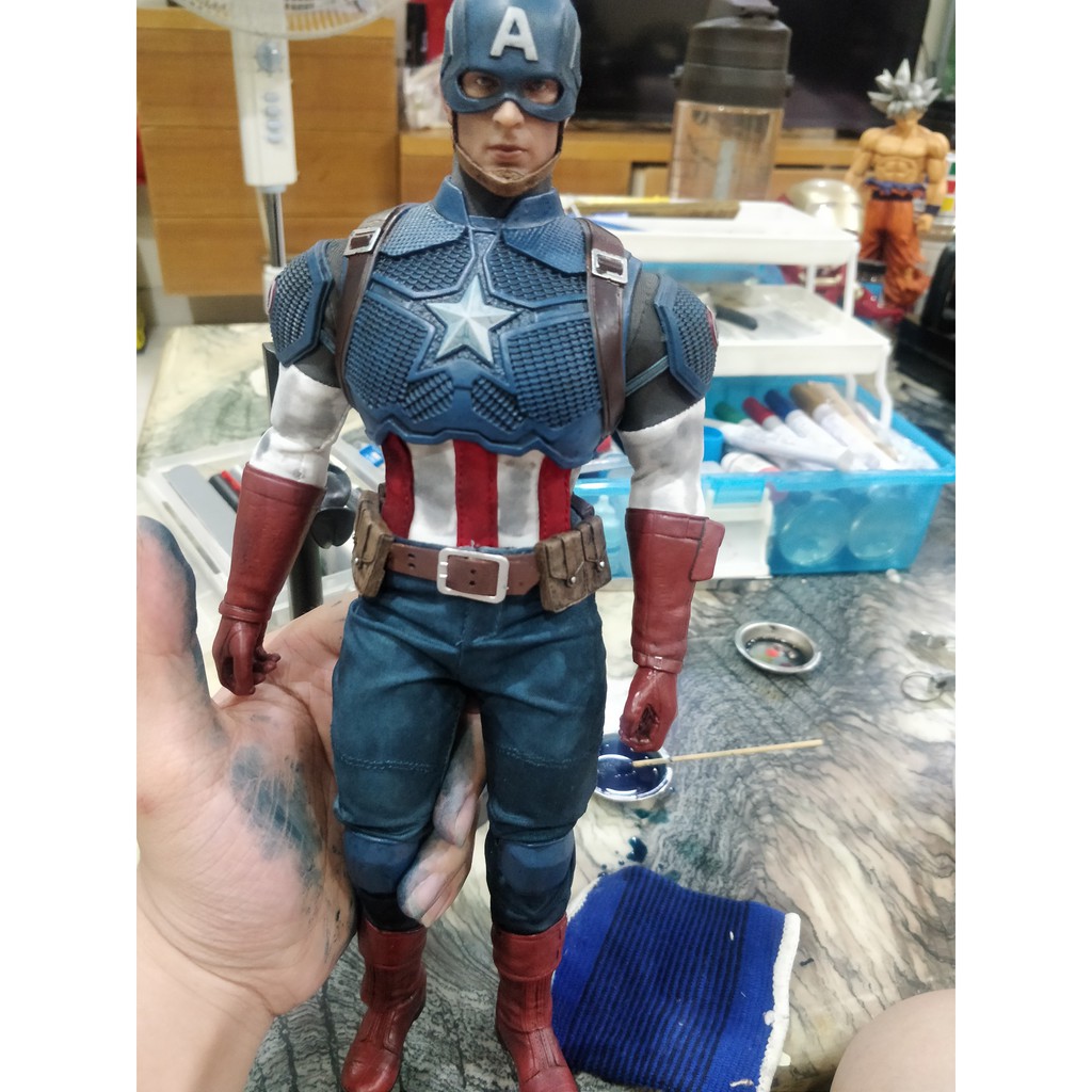 [Có Clip] Mô hình Cap Captain America 1/6 cử động khớp empire toy, crazy toy - Avengers