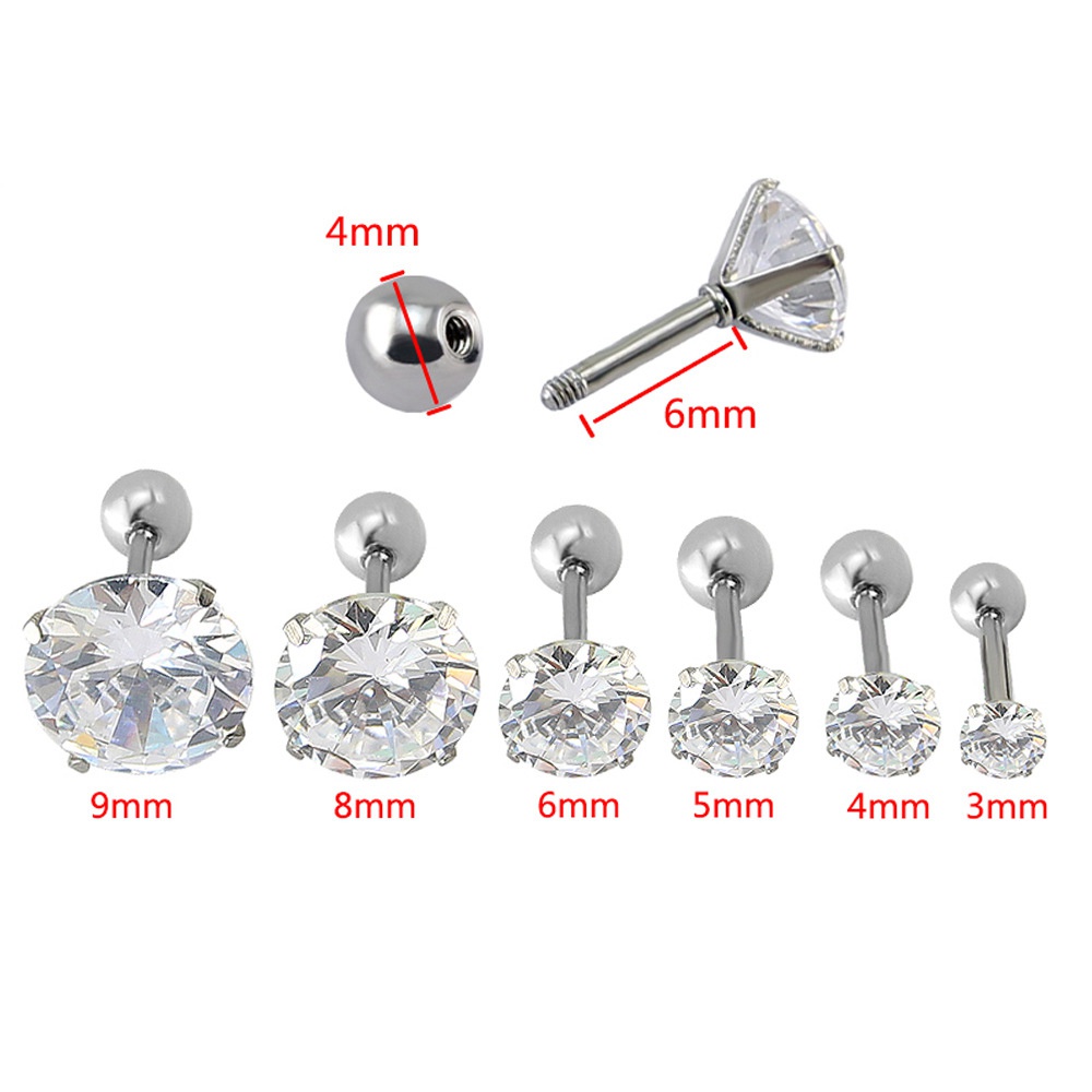 Eupus 1 Cặp 20 Phong Cách|Khuyên Xỏ Sụn Tai Thời Trang Cá Tính