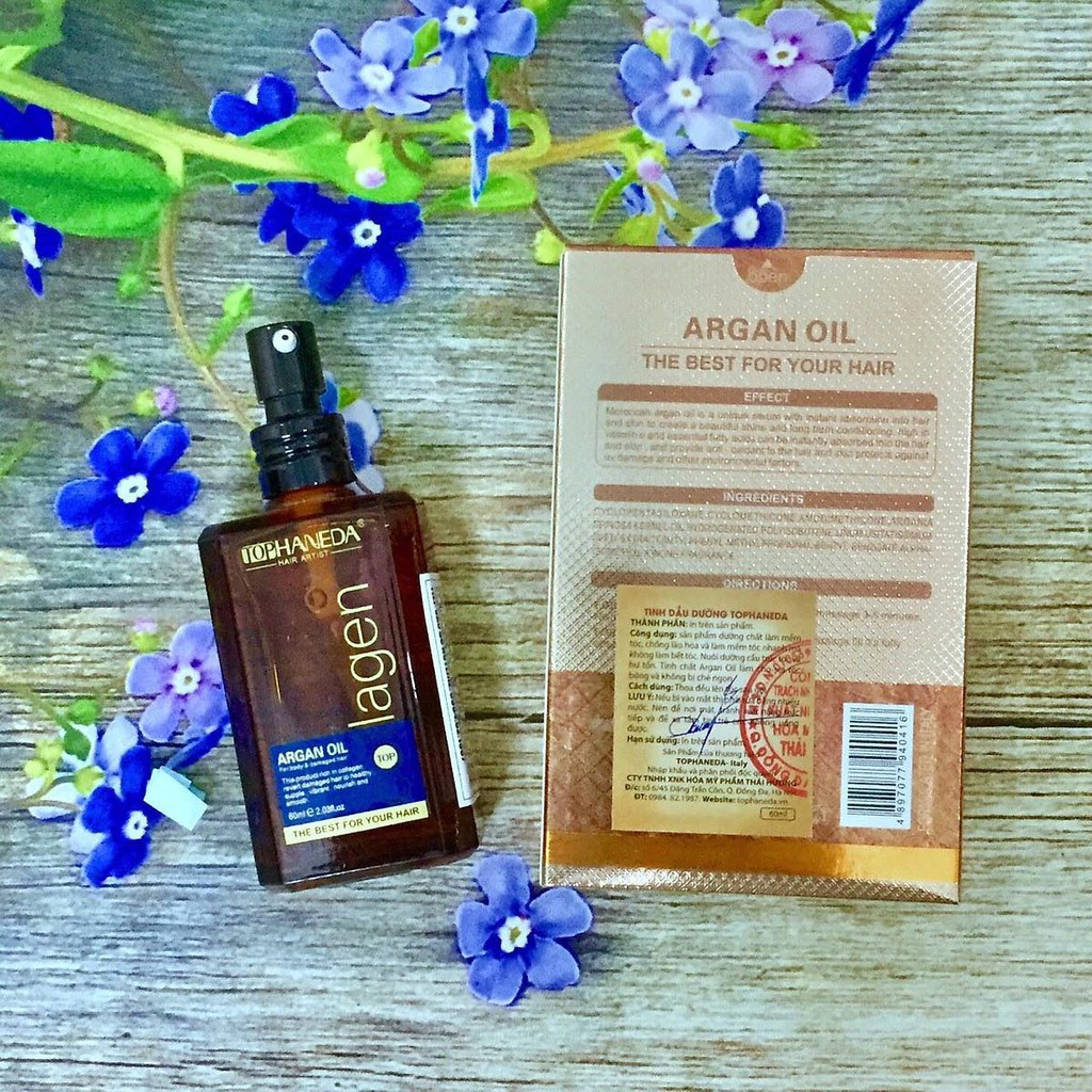 [ Haneda Chính Hãng ] Tinh Dầu Dưỡng Tóc Haneda Collagen (Argan oil) Phục Hồi Tóc Hư Hổn 60ML