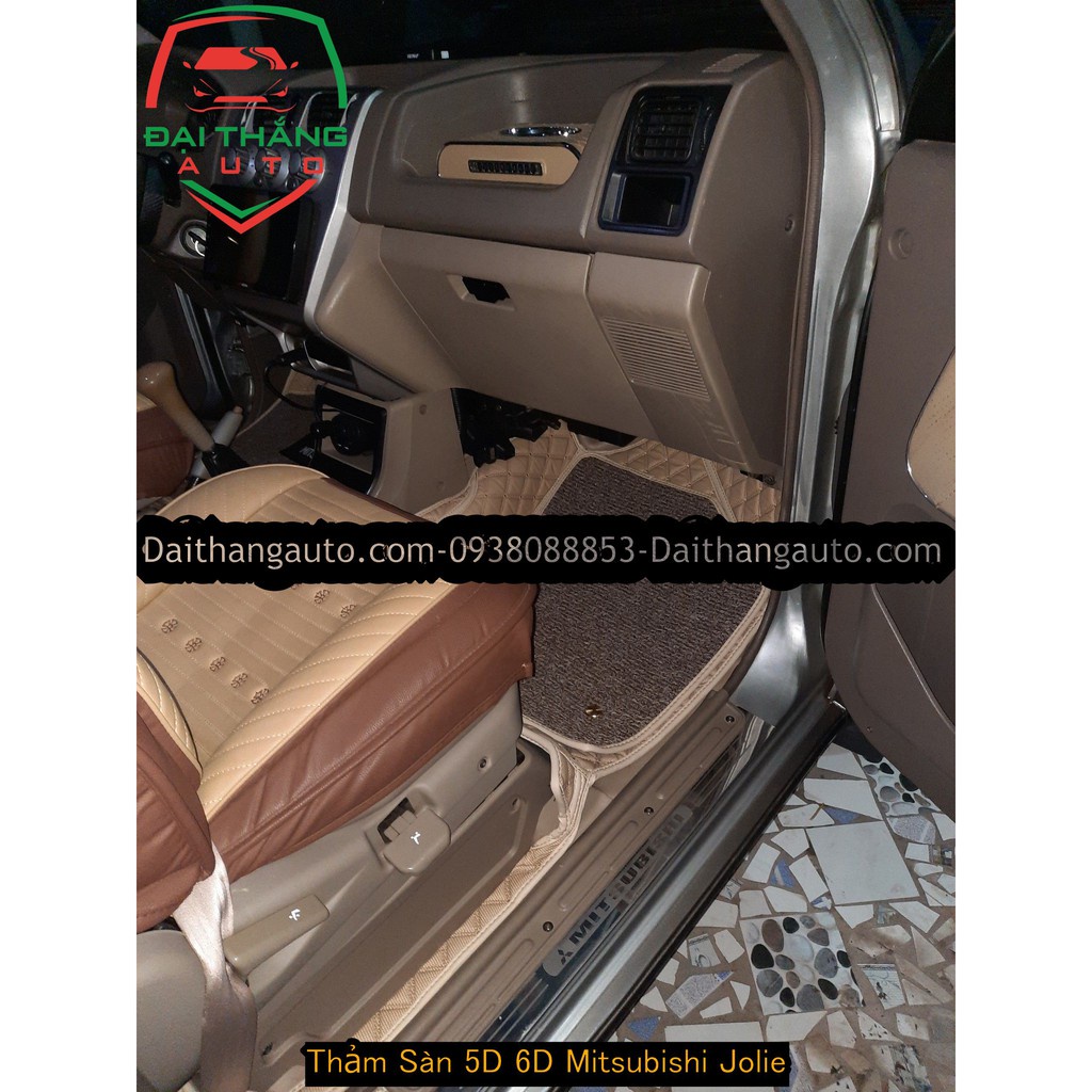 Thảm lót sàn full DA 5D 6D Mitsubishi Jolie