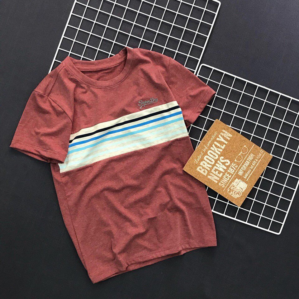 VIDEO THẬT- [DEAL SỐC] Áo thun nam vnxk DRY NEW cổ tròn sọc | BigBuy360 - bigbuy360.vn