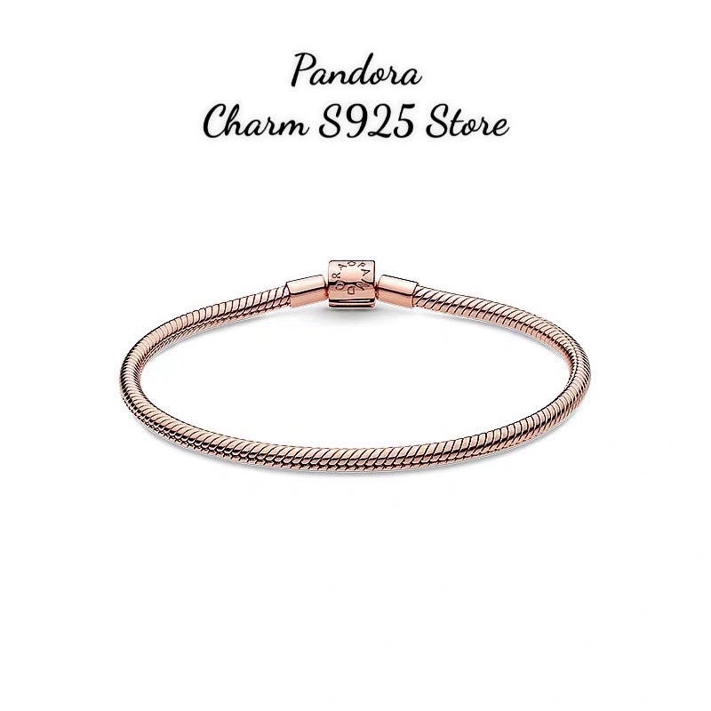 combo bộ vòng pan mềm vàng hồng mix 5 hạt charm galaxy bạc s925