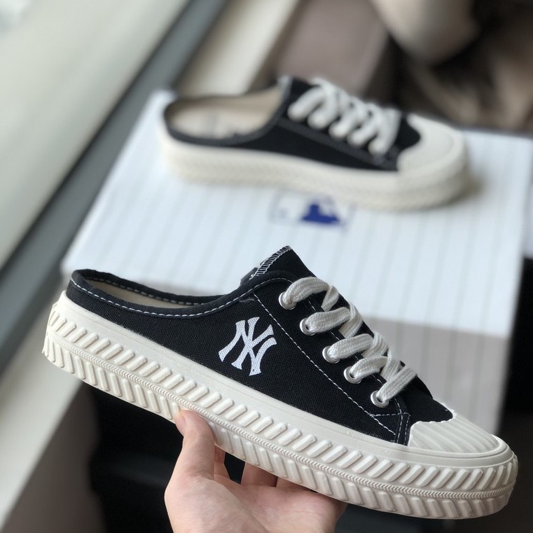 [Bản Trung] Sục Thể Thao Nữ 𝐌𝐋𝐁 Ny trắng , sục ny đạp gót nữ hàng 11 full box -Tom Official | BigBuy360 - bigbuy360.vn