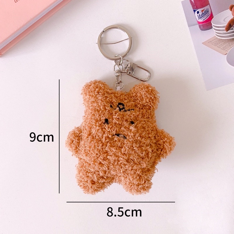IINE - Móc khoá gấu bông hoạt hình xinh xắn