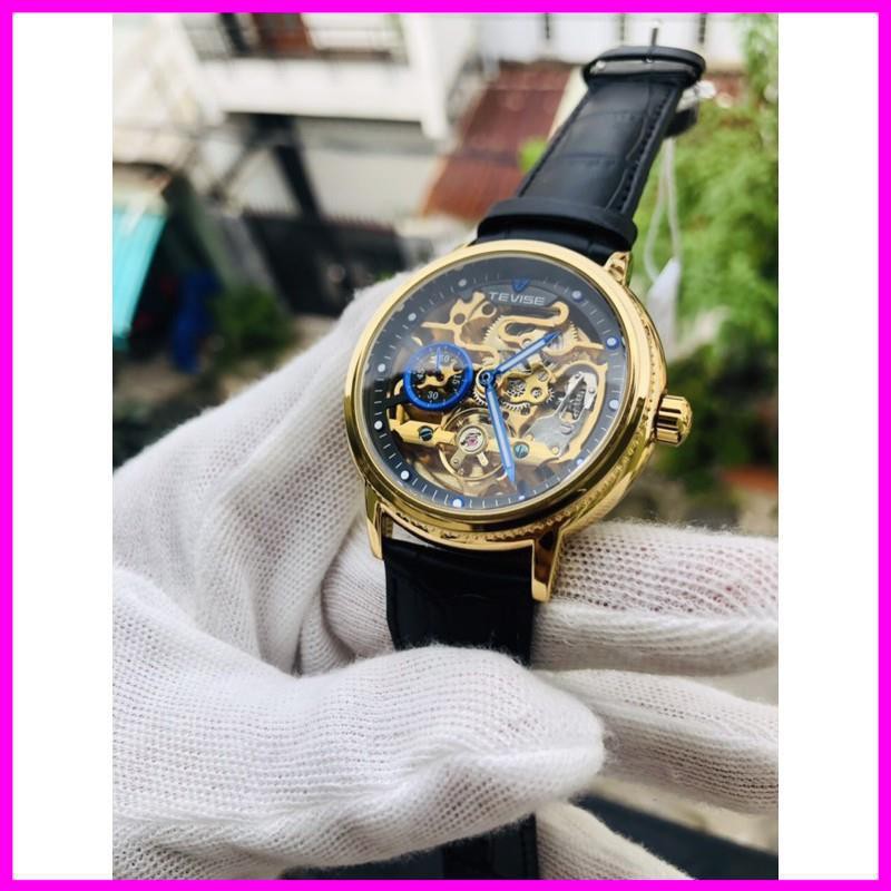 [ Hàng Xịn ] Đồng hồ nam tevise chính hãng automatic dây da [ Đồng Hồ Nam Cao Cấp] | BigBuy360 - bigbuy360.vn