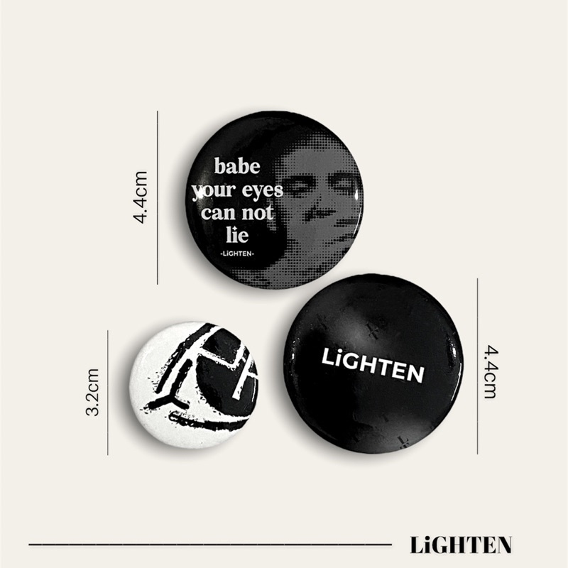 Set PINS cài Lighten (phụ kiện cài áo, túi, balo,…)