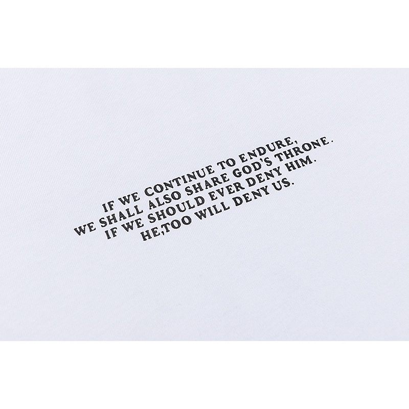 Áo Thun Cotton Ngắn Tay In Chữ FEAR OF GOD Thời Trang Thể Thao Unisex