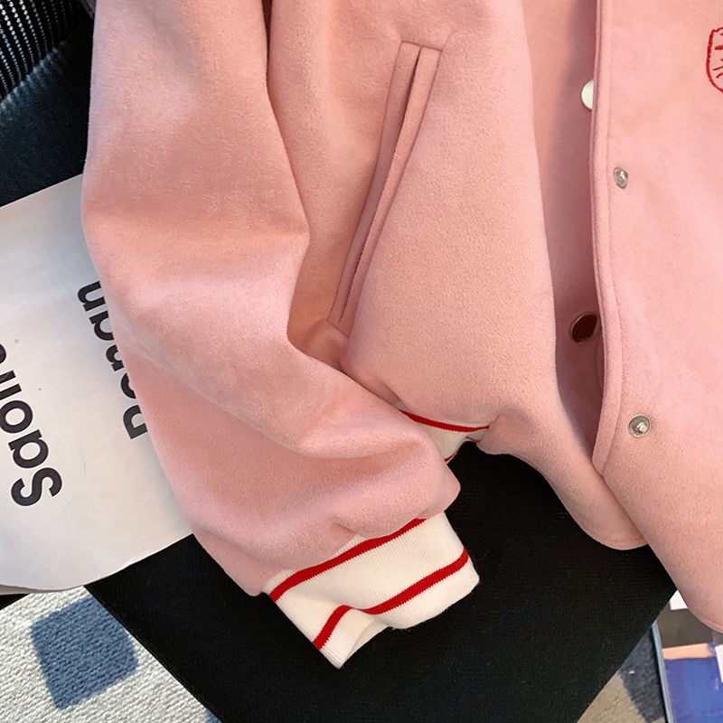 Áo Khoác Bóng Chày Thiết Kế Mới Thời Trang Mùa Thu Dành Cho Nữ