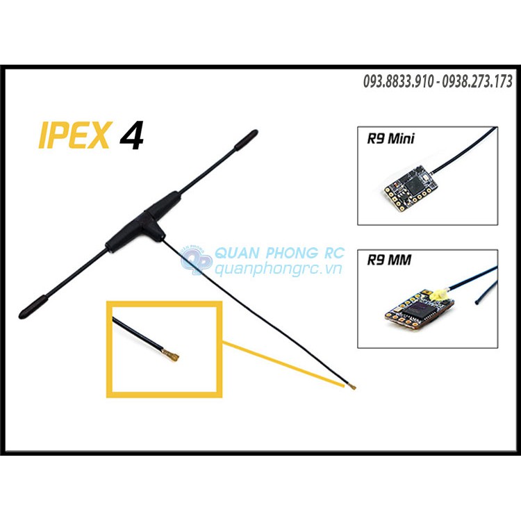 Anten Frsky 900MHZ IPEX4 cho R9 MINI / R9 MM