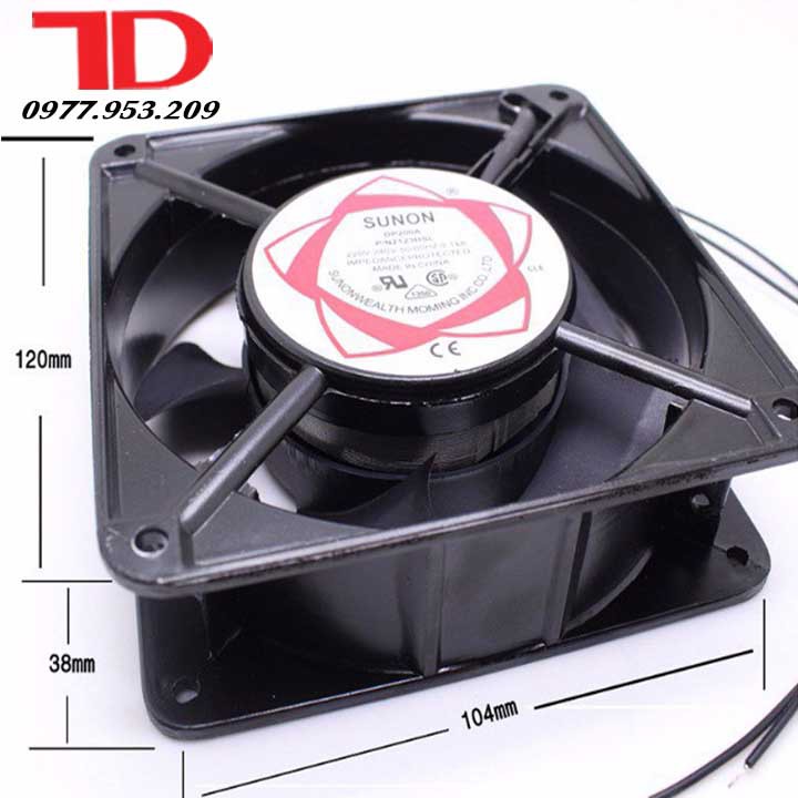 QUẠT THÔNG GIÓ VUÔNG SẮT MINI ĐA NĂNG 220V, quạt thông gió 12x12 cm