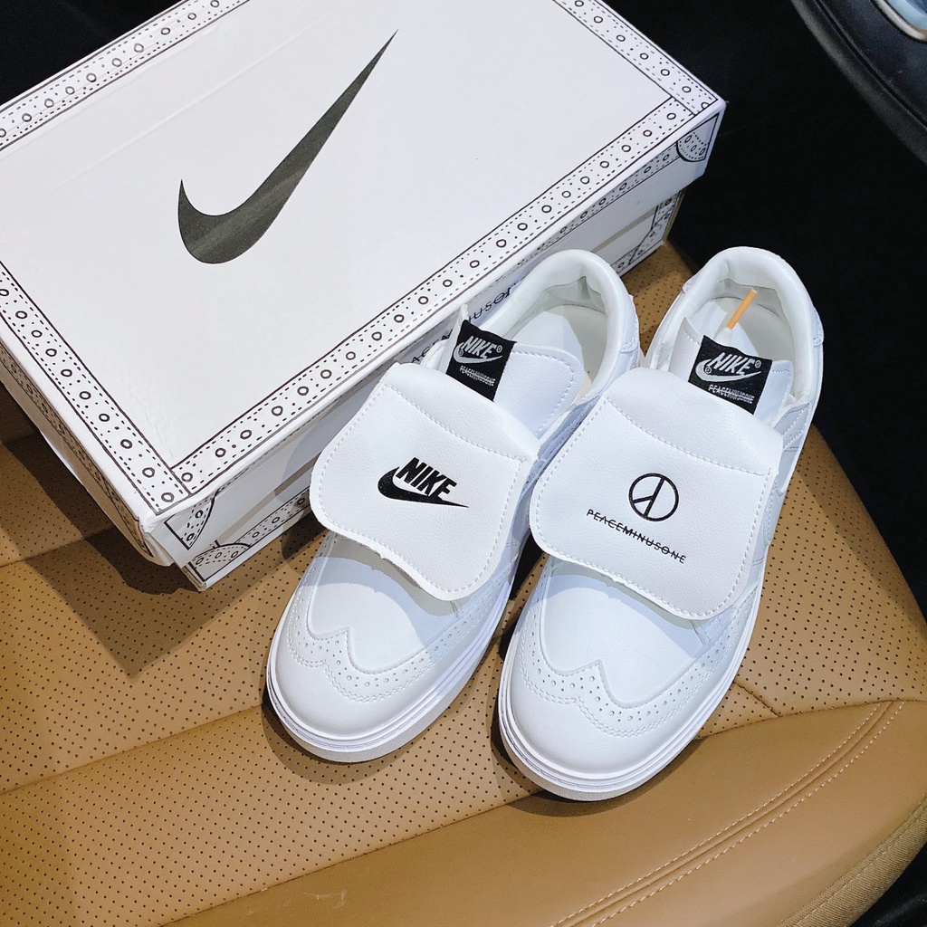 Giày thể thao sneaker Kwondo 1 x G-Dragon Peaceminusone – Triple White màu trắng dành cho nam nữ
