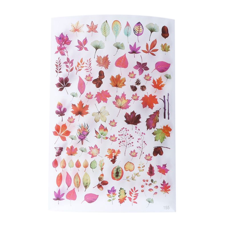 Nhãn dán nhiều kiểu dáng dễ thương dùng trang trí thủ công DIY