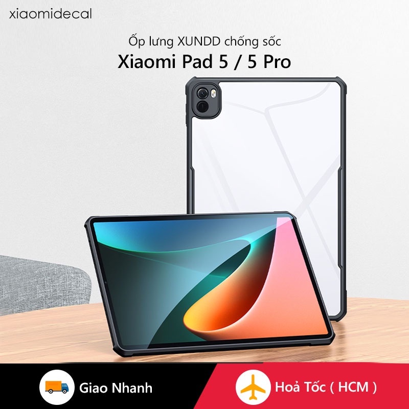 Ốp lưng XUNDD Xiaomi Pad 5 / 5 Pro Mặt lưng trong, Viền TPU, Chống sốc
