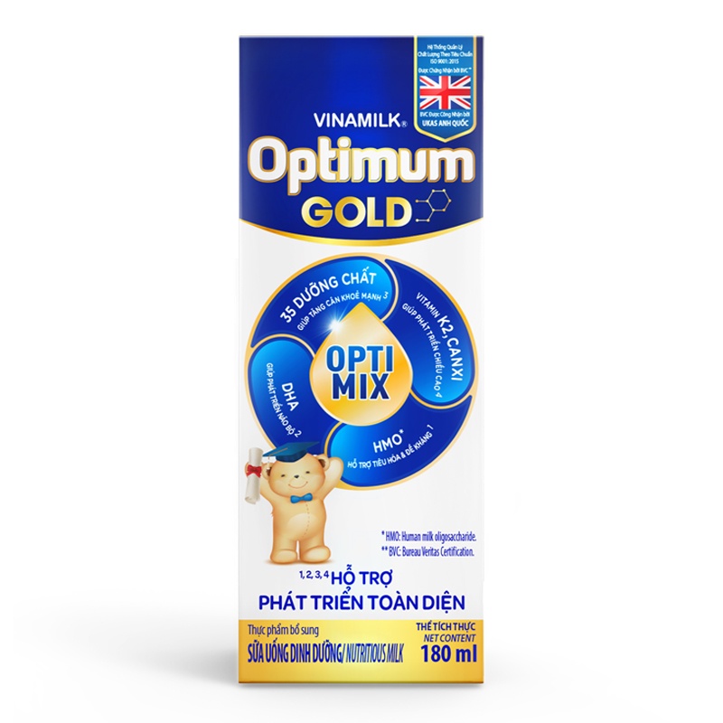 THÙNG 48 HỘP SỮA BỘT PHA SẴN OPTIMUM GOLD 180ML