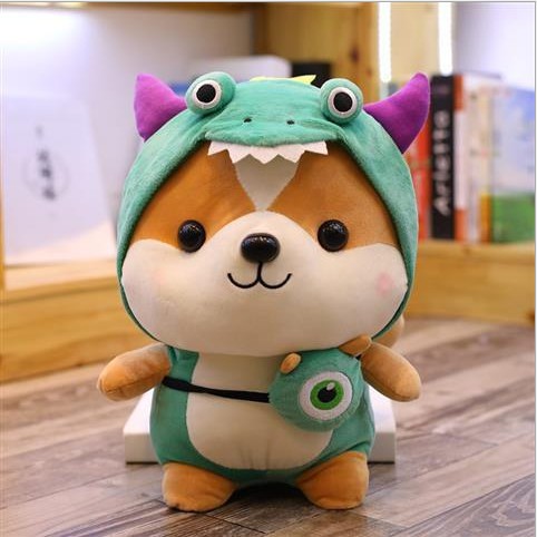 Gấu Bông Chó Shiba Cosplay Cute mềm mịn Size 25 cm | BigBuy360 - bigbuy360.vn