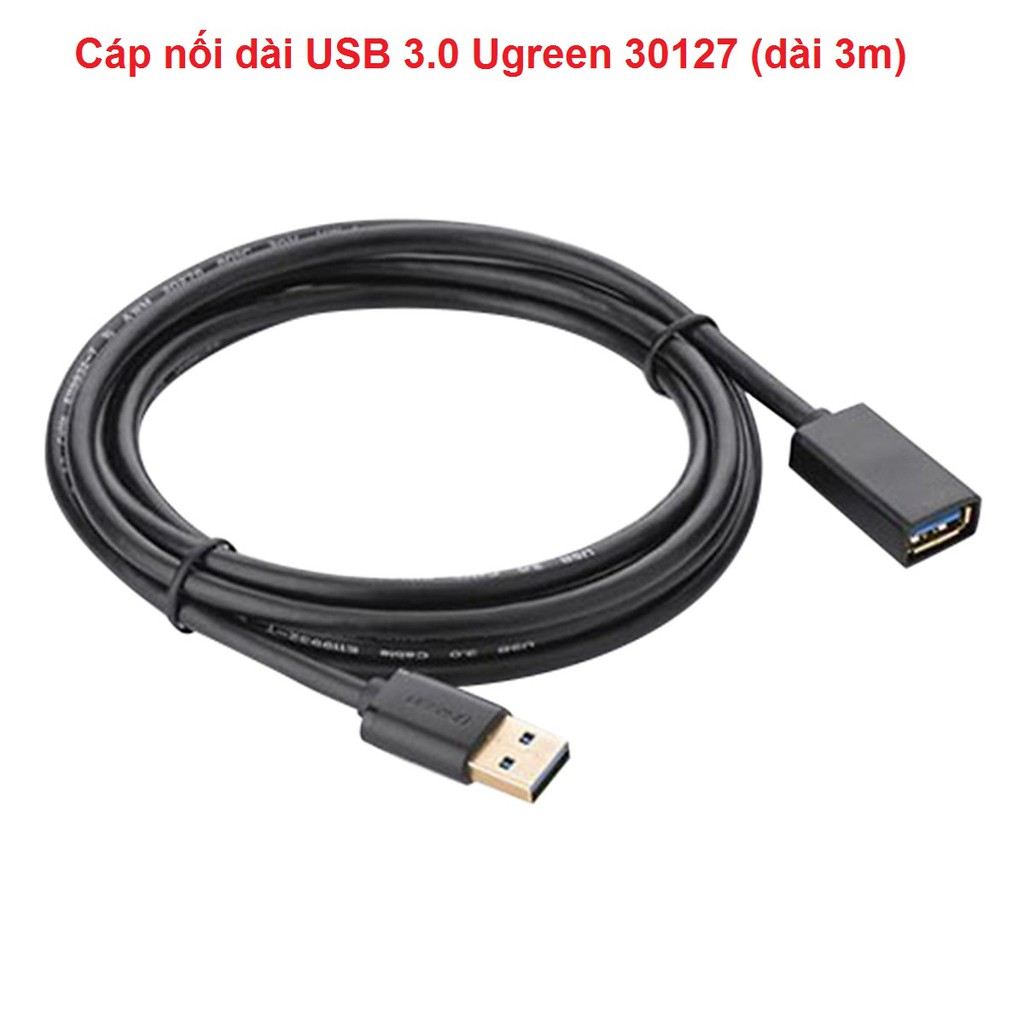 Cáp nối dài USB 3.0 Ugreen 30127 (dài 3m)