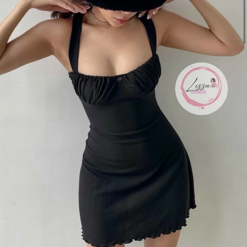 Đầm body hai dây bản to ôm sát sexy cá tính (Giá sỉ) Lissa HDBT