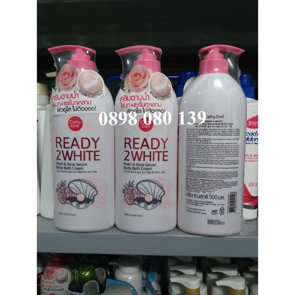 Sữa tắm Ready 2 White hoa hồng và ngọc trai