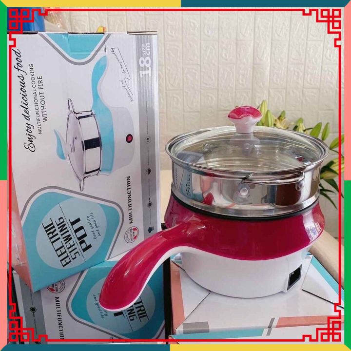 Nồi Lẩu Mini Nồi Hấp 2 Tầng Đa Năng