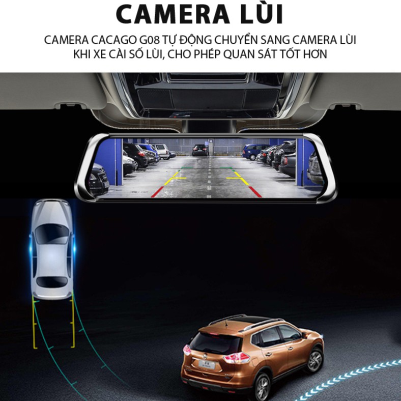 Camera Hành Trình Gương Anytek A26 Quay 2K UHD Màn Hình Cảm Ứng 10 Inch | BigBuy360 - bigbuy360.vn