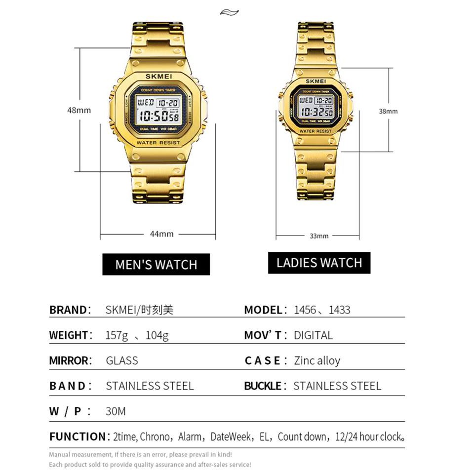 Đồng hồ thể thao nam nữ Skmei SKM02 chính hãng cao cấp, điện tử, đầy đủ chức năng, dây thép đúc, thời trang | BigBuy360 - bigbuy360.vn