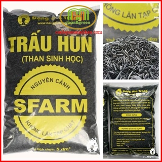 Trấu hun ( Than sinh học) 5dm3