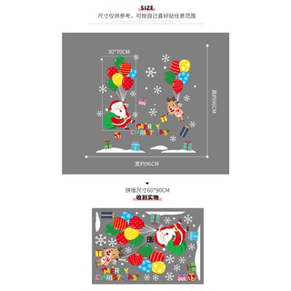 decal dán trang trí noel
