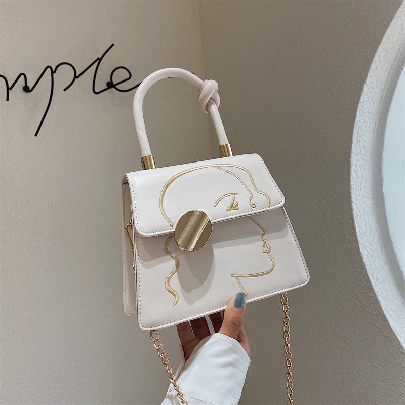 Túi Xách Đeo Vai Họa Tiết Thêu Thời Trang Mới 2022 Cho Nữ