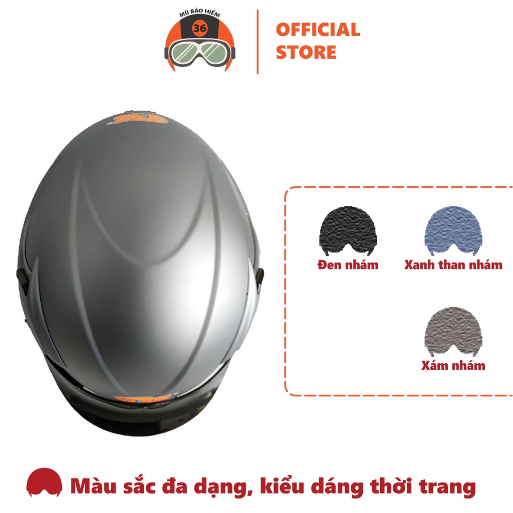 Mũ bảo hiểm GRS A966 kính râm (nhiều màu)