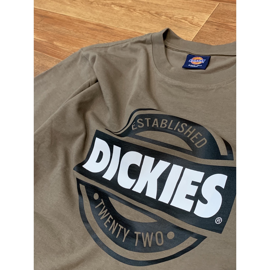 Áo thun Dickies chính hãng - Màu nâu lạnh - Cotton 100%, Form Unisex.