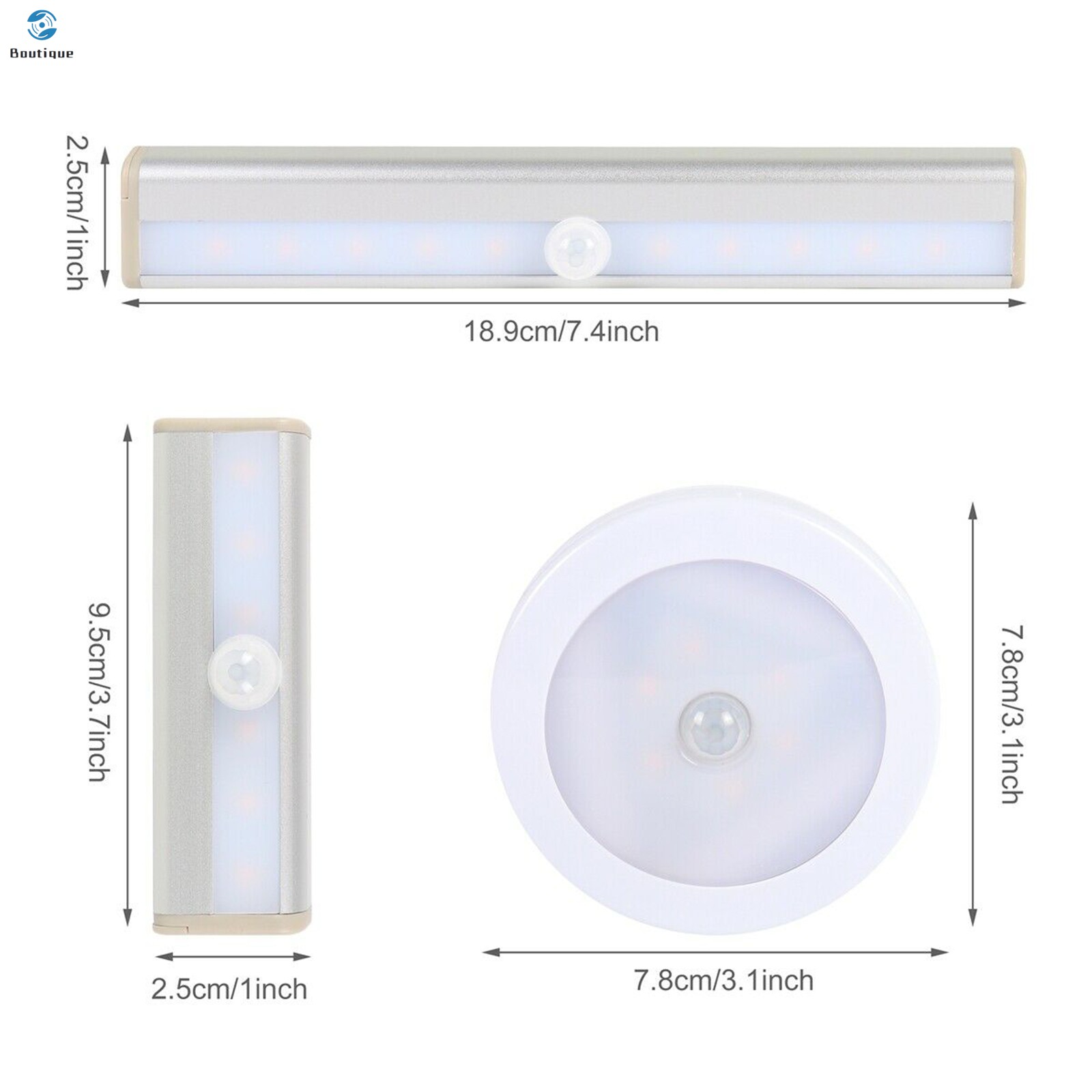 Đèn Led Cảm Biến Chuyển Động Không Dây Kèm Phụ Kiện