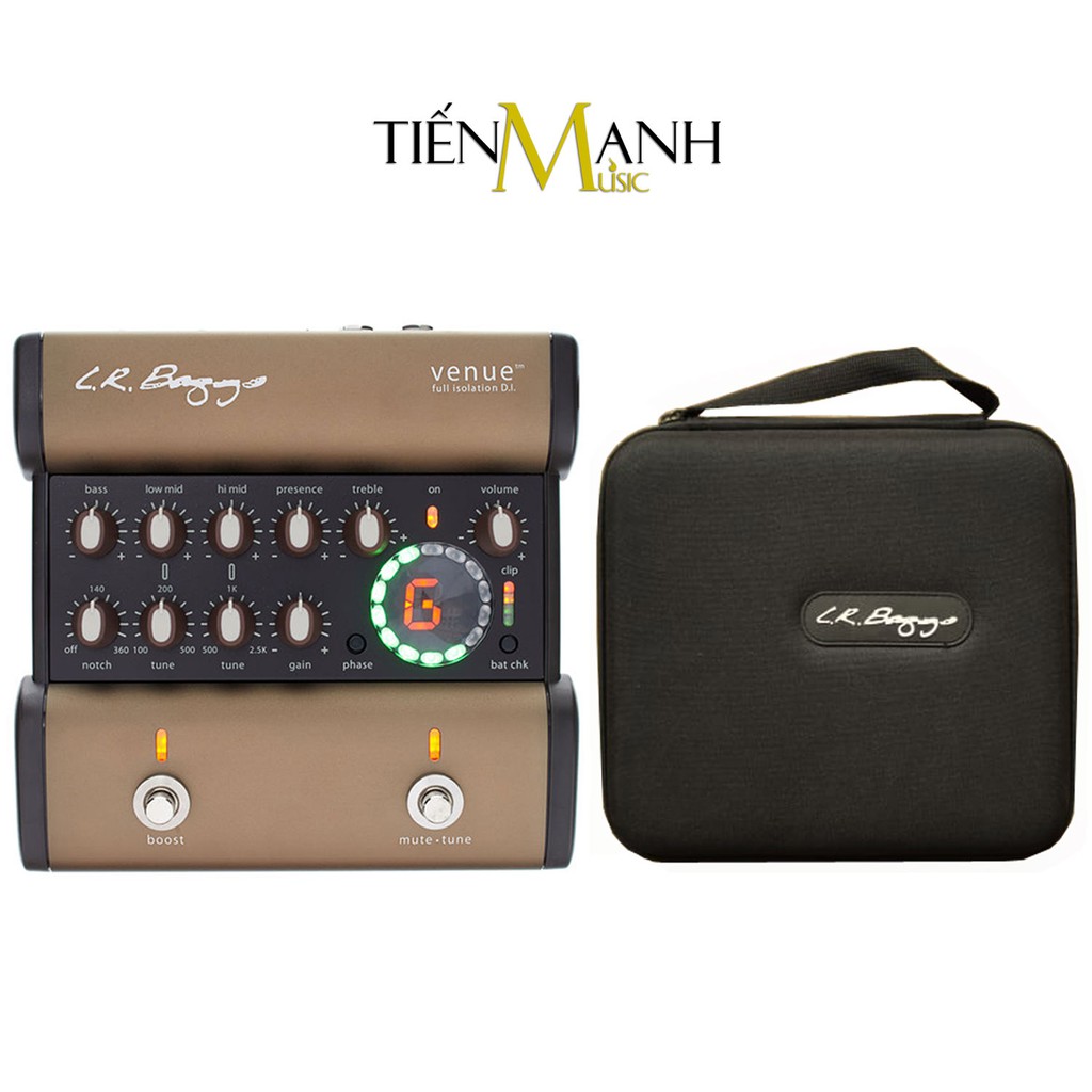 Venue DI L.R. Baggs Acoustic Guitar Thiết bị tạo hiệu ứng âm thanh LR Baggs Preamp EQ Tuner Pedal - Chính Hãng