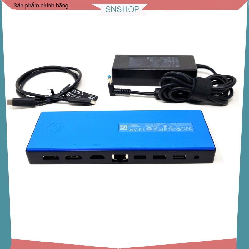Hub HP USB-C Dock G4, Docking Station USB 3.0 Display Port HDMI- xuất tối đa 3 màn hình cho HP, Dell, Lenovo,..
