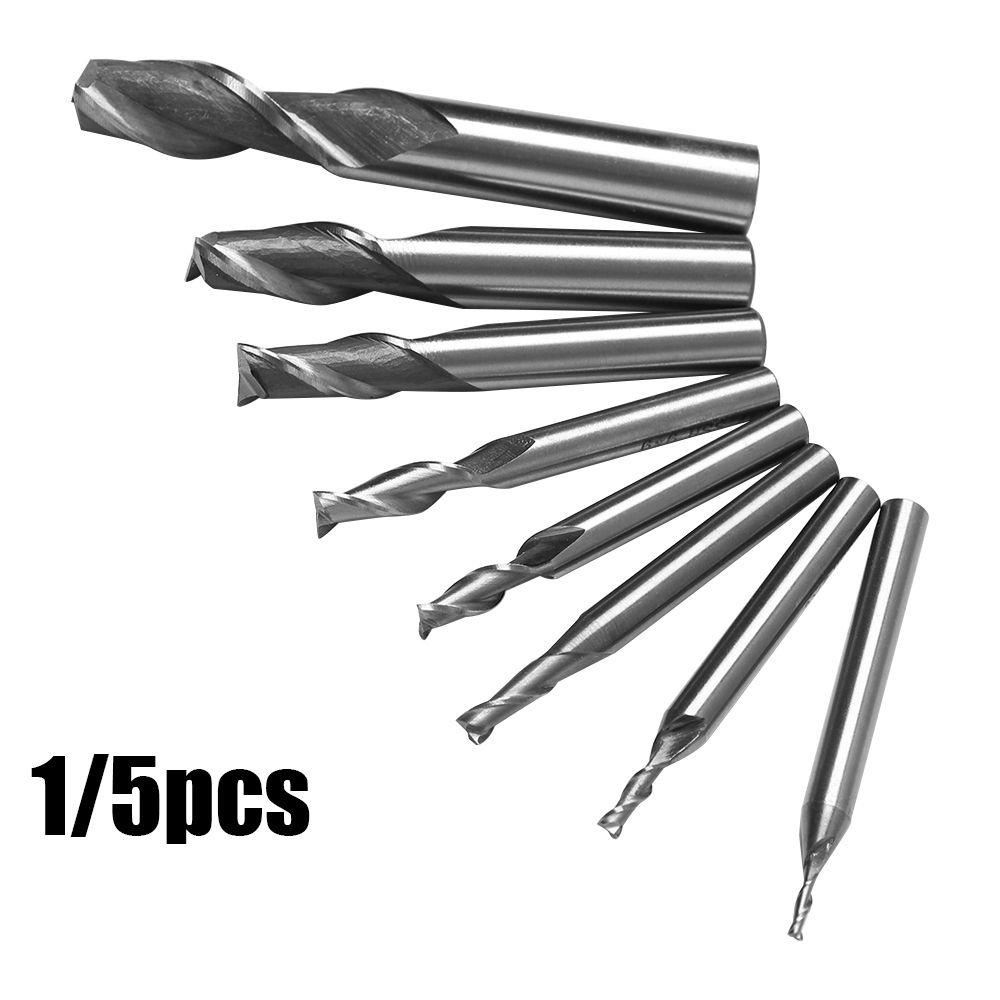 NIUYOU Set 1 / 5 Mũi Khoan Thép 1-12mm Kèm 2 Đầu Mũi Khoan