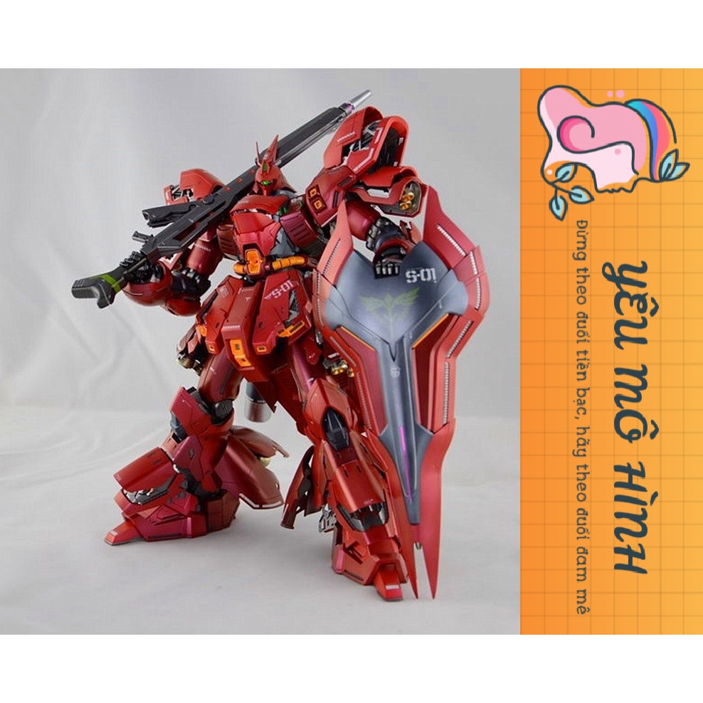 Mô hình Gundam MG Sazabi Ver Ka Tặng kèm Đèn Led  và Decal nước