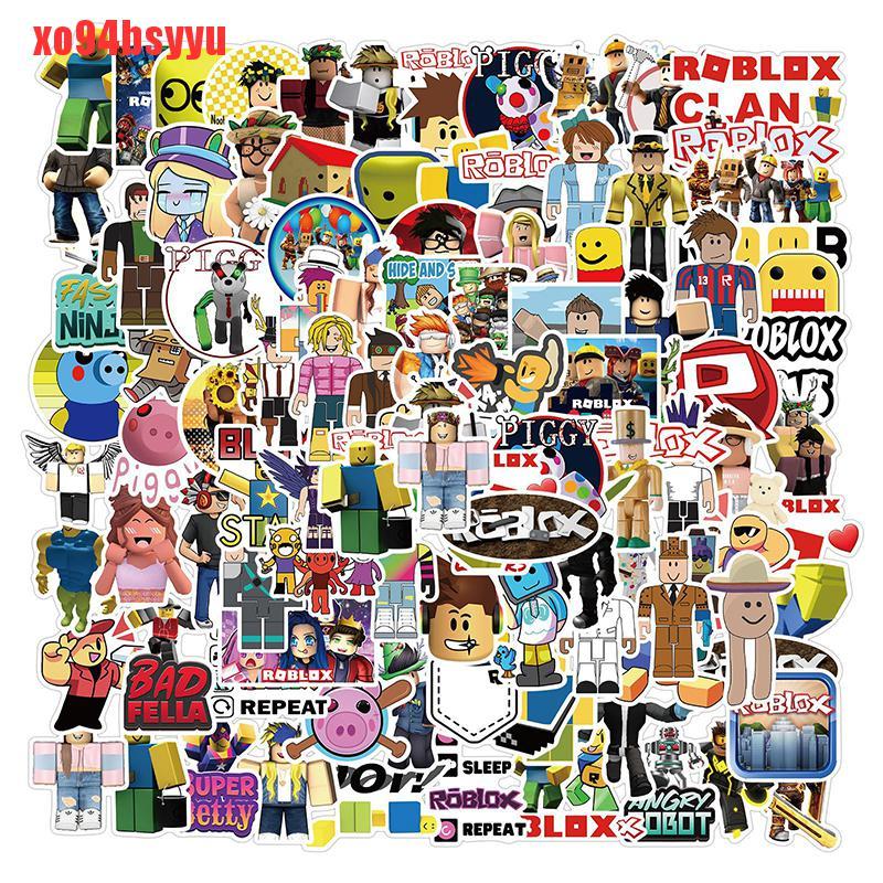 Set 100 hình dán Roblox Game Anime chống thấm nước xo94bsyyu