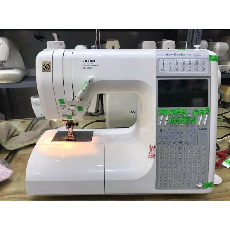 MÁY MAY GIA ĐÌNH JUKI 9900 ( Tặng kèm đổi nguồn điện và phụ kiện đi kèm máy )