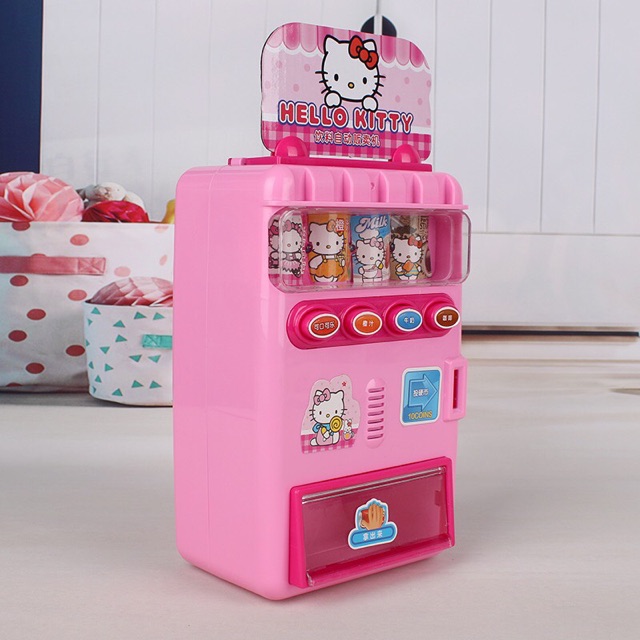 Máy bán nước ngọt tự động hello kitty pin