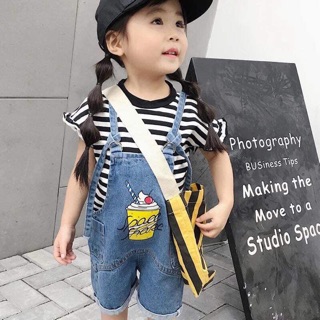 Yếm jean cho bé