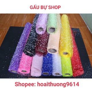Lưới tuyết gói hoa handmade / lưới trang trí tháp nước, oản tài lộc