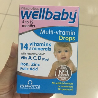 WELLBABY MULTI VITAMIN DDROP 4-12m